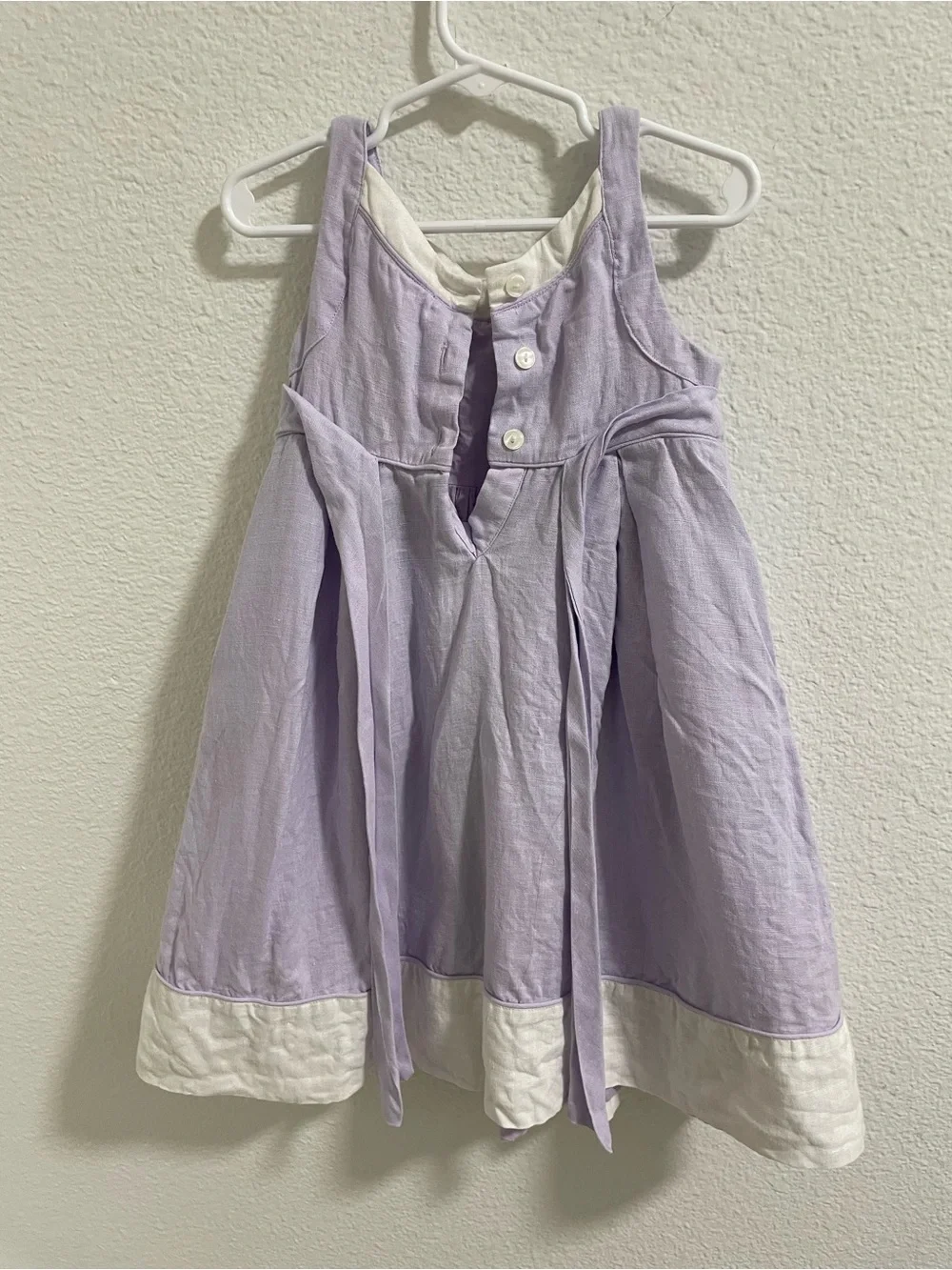Vintage Janie and Jack linen dress